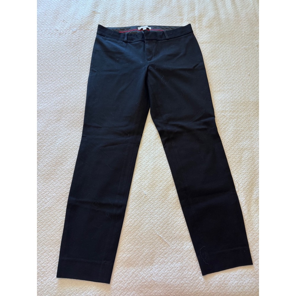 Banana Republic Sloan Fit Black Straight Leg Dress Pants Womens Size 6